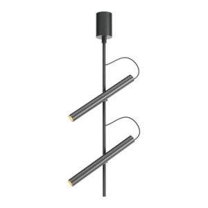 14,6W LED paviršinis šviestuvas PRAXI, matinės juodos sp., 3000K, dimeriuojamas, 01-3712