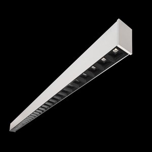 25,5W paviršinis linijinis šviestuvas X-LINE SLIM SURFACE LOW UGR, baltu korpusu, 4000K