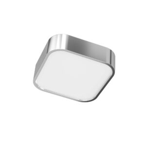 14W LED paviršinis šviestuvas SCREEN IP, chromo sp., 3000K, IP44, 01-1353