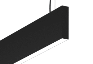 157W LED pakabinamas linijinis šviestuvas PROFILITE 35, juodas, 3000K, 3081mm