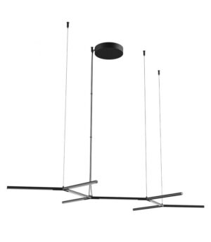 65W LED pakabinamas šviestuvas STICK, juodas, 3000K, dimeriuojamas, 01-2797