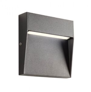 3W LED sieninis fasado šviestuvas LANDER, tamsiai pilkas, 3000K, 90475