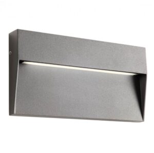6W LED sieninis fasado šviestuvas LANDER, tamsiai pilkas, 3000K, IP54, 90481