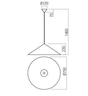 Pakabinamas šviestuvas KONOS, E27, alyvuogių žalios sp., 01-3032