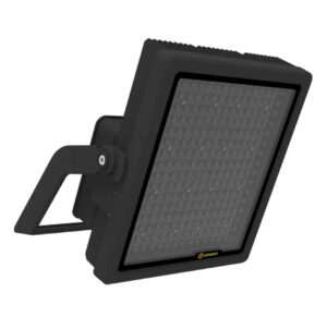 500W LED prožektorius HIGH MAST ASYM 110X30, juodas, 4000K, dimeriuojamas