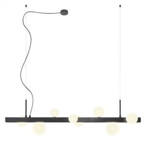 Pakabinamas šviestuvas GOJI, 8xG9, juodu korpusu, 01-2377