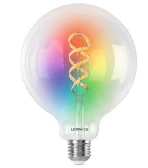 4,8W LED lemputė SMART WiFi, E27, RGBTW, G125, 320°, dimeriuojama