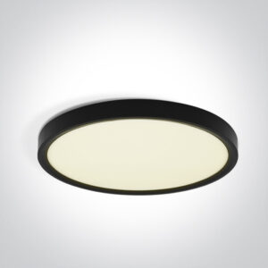 32W LED vidaus plafonas, apvalus, juodas, 2800/3200/4000K, 62006B/B/V