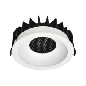 24W LED įleidžiamas šviestuvas, baltos/juodos sp., 3000-6400K, 24°