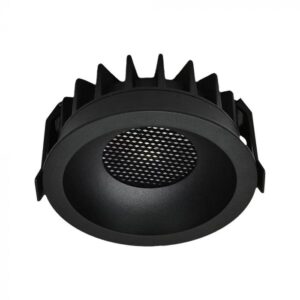 24W LED įleidžiamas šviestuvas, juodos sp., 3000-6400K, 24°