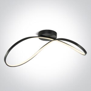 40W LED lubinis šviestuvas, juodas, 3000K, dimeriuojamas, 63154A/B/W