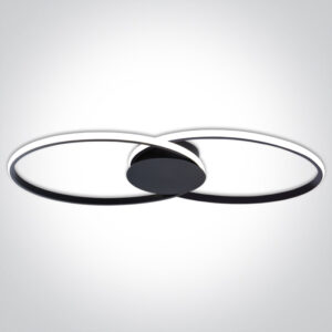 40W LED lubinis šviestuvas, juodas, 3000K, dimeriuojamas, 63154C/B/W