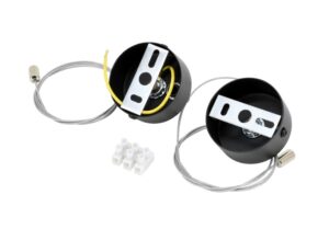 Pakabinimo komplektas LORIEN šviestuvams, juodas