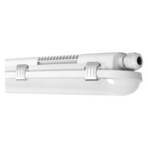 26W LED linijinis šviestuvas DAMP PROOF EMERGENCY GEN 2, pilkas, 150cm, 4000K, IP65, su avariniu moduliu