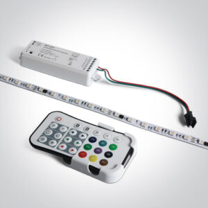 19W/m LED juosta, 3000K/RGB, skaitmeninė, valdoma TUYA, 10m ritė, 7820C/RGBW