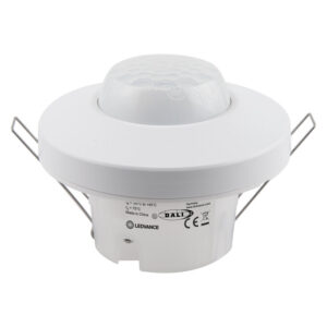 Įleidžiamas PIR judesio daviklis koridoriams, baltas, DALI-2, 360°, IP20, 40x5m