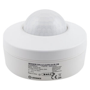 Paviršinis PIR judesio daviklis, baltas, DALI-2, 360°, IP54, 24m