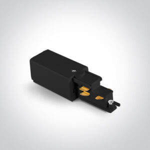 3 fazių bėgelio dešinysis užbaigimas su užmaitinimu, juodas, DALI, 41004AL/B/R