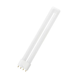 12W LED lemputė DULUX, 2G11, matinės baltos sp., 140°, 3000K, dimeriuojama