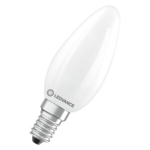 2,5W LED lemputė CLASSIC B, E14, matinės baltos sp., 300°, 2700K, dimeriuojama