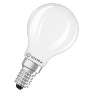 2,5W LED lemputė CLASSIC P, E14, matinės baltos sp., 300°, 2700K, dimeriuojama