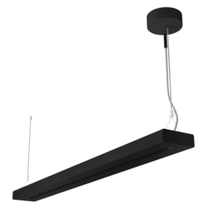 54/48/43/34W LED linijinis šviestuvas LINEAR INDIVILED DIRECT/INDIRECT 1200, juodas, 4000K, su judesio/šviesos davikliu, DALI2