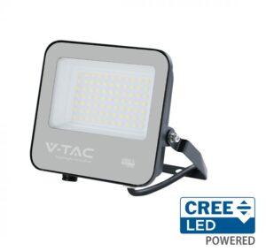 50W LED prožektorius, juodu korpusu, 3000K, CREE LED chip