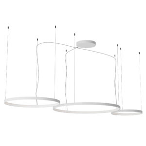 176W LED pakabinamas šviestuvas ORION, baltas, 2700/3000/4000K, DALI, 01-3882 DALI