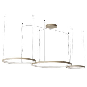 176W LED pakabinamas šviestuvas ORION, rusvas, 2700/3000/4000K, DALI, 01-3883 DALI