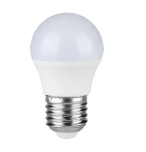 3,7W LED lemputė E27, G45, 6500K