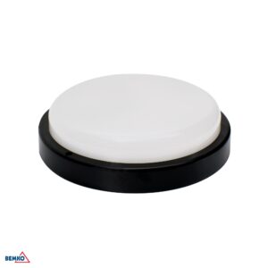 18W LED plafonas KANLO, juodas, 4000K, IP54, 120°