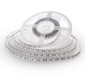 11W/m LED juosta, 60LED/m, žalia sp., IP20, 5 metrų ritė