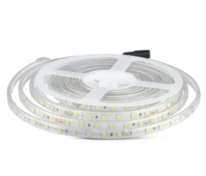 10W/m LED juosta, 60 LED/m, 4000K, IP65, 5 metrų ritė