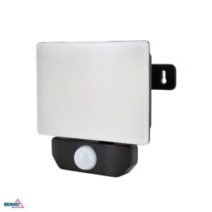 20W LED prožektorius su judesio davikliu LFX, juodas, 4000K, IP65