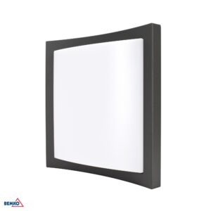 20W LED sieninis fasado šviestuvas VALANT, grafito sp., 4000K, IP65