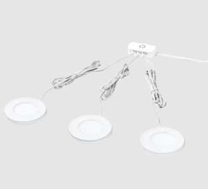 8,5W LED paviršinė panelė, balta, 3000K