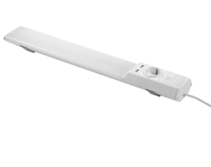 10W LED linijinis šviestuvas su kištukiniu lizdu ir 2XUSB, baltas, 4000K