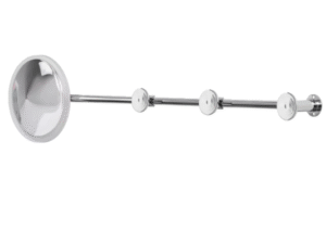 12W LED paviršinis šviestuvas PERCHERO, sidabro sp. korpusu, 3000K