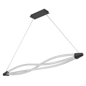 22W LED pakabinamas šviestuvas SWIRL, tamsiai pilkas, 3000K, dimeriuojamas