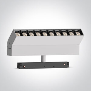 22W LED šviestuvas į magnetines sistemas MINI/MAXI/P&P, baltas, 3000/3500/4000K, 48V, 38°, 42106B/W/V