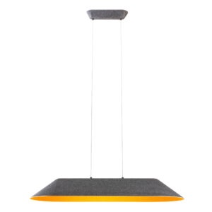 23,5W LED pakabinamas šviestuvas AKIRA, tamsiai pilkos/oranžinės sp., 3000K, 01-3531