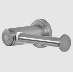 0,18W LED tualetinio popieriaus laikiklis su apšvietimu, sidabro sp., 3000K, IP44, su judesio/šviesos jutikliu ir baterija