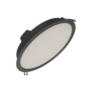24W LED įleidžiamas šviestuvas DOWNLIGHT IP44 GEN2, juodas, 4000K, 100°
