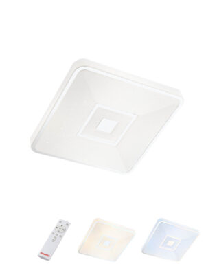 24W LED paviršinis lubinis šviestuvas APOLLO, baltas, 3000/4000/6000K, dimeriuojamas