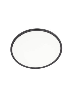 24W LED plafonas MEMO, matinės juodos sp., 3000/4000/6500K, IP54