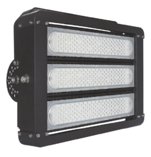 300W prožektorius ECO HP FLOOD, 90° šviesos kampas, 4000K, juodas