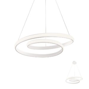 29W LED pakabinamas šviestuvas TORSION, matinės baltos sp., 4000K, dimeriuojamas, 01-1888