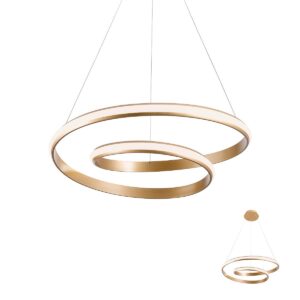 29W LED pakabinamas šviestuvas TORSION, matinės bronzos sp., 4000K, dimeriuojamas, 01-1889