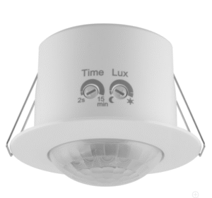 Įleidžiamas judesio daviklis, baltas, IP20, 360°