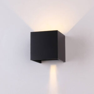 5W sieninis šviestuvas, juodu korpusu, 3000K